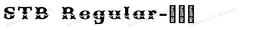 STB Regular字体转换